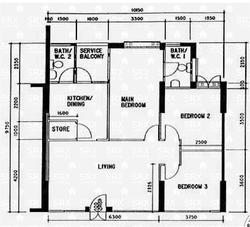 Blk 910 Hougang Street 91 (Hougang), HDB 4 Rooms #154493502